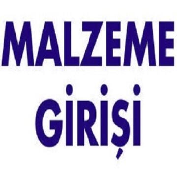 Uyarı Levhası Malzeme Girişi''1768''