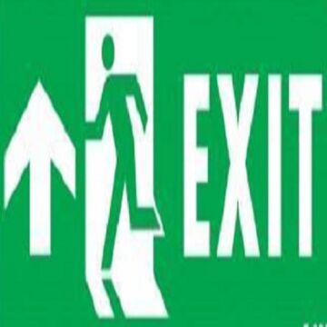 Uyarı Levhası Exit ''949''