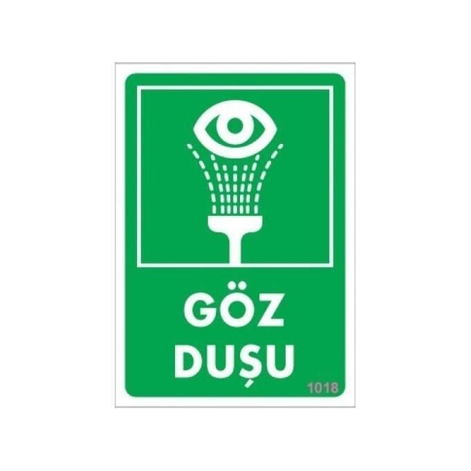Uyarı Levhası Göz Duşu ''1018''