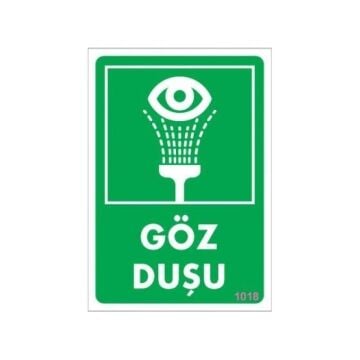 Uyarı Levhası Göz Duşu ''1018''