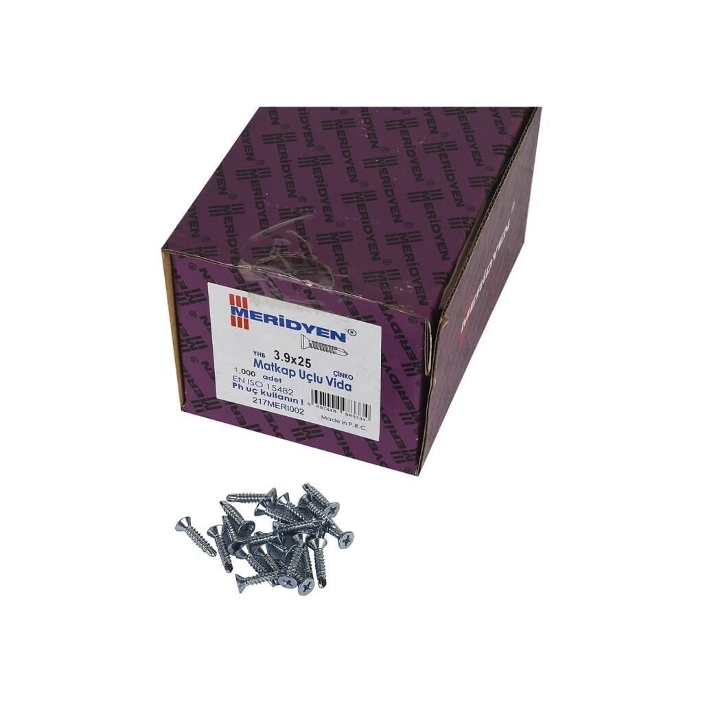 Meridyen Matkap Uçlu Yhb Muv 3.9x25 1000 Li Paket