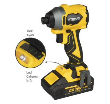 Rtrmax Rtx3050 18w 2x4 Ah 230nm X-Lion Torlku Vid.