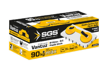 Sgs 945 İkili Plastik Gövde Vantuz 90 Kg