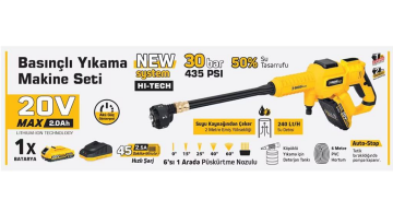 Sgs 5410 Akülü Basınçlı Yıkama Makinesi 30 Bar
