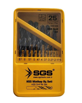 Sgs Hss Matkap Ucu Seti 25 Parça