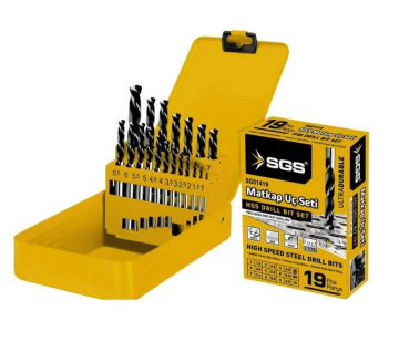 Sgs SGS1419 Hss Matkap Ucu Seti 19 Parça