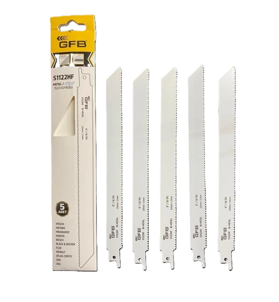 Gfb S1122EF Metal Tilki Kuyruğu Testere 5 li Paket
