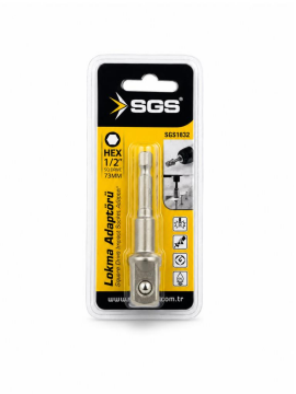 Sgs SGS1832 Hex 1/2 Lokma Adaptör 73mm