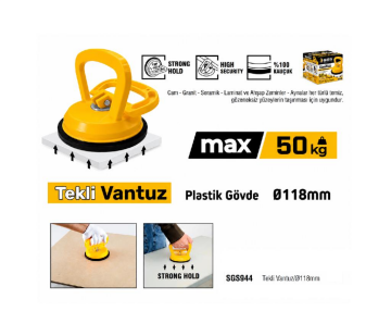 Sgs SGS944 Tekli Vantuz Plastik Gövde 50 Kg