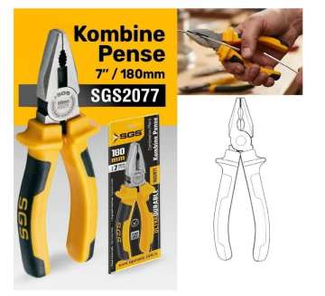 Sgs SGS2077 Kombine Pense 7'' 180mm
