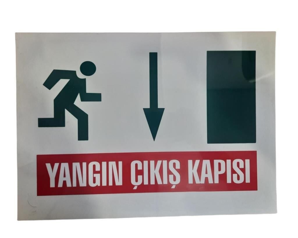 Uyarı Levhası Yangın Çıkış Kapısı ''883''
