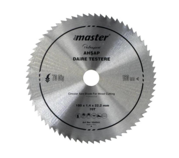 Master Ahşap Daire Testere Bıçağı 180mm 70 Diş