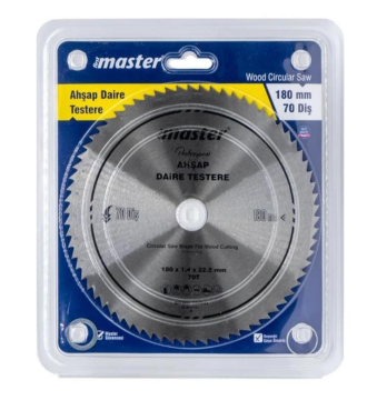 Master Ahşap Daire Testere Bıçağı 180mm 70 Diş