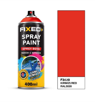 Sgs Sprey Boya Trafik Kırmızı Ral3020 400ml