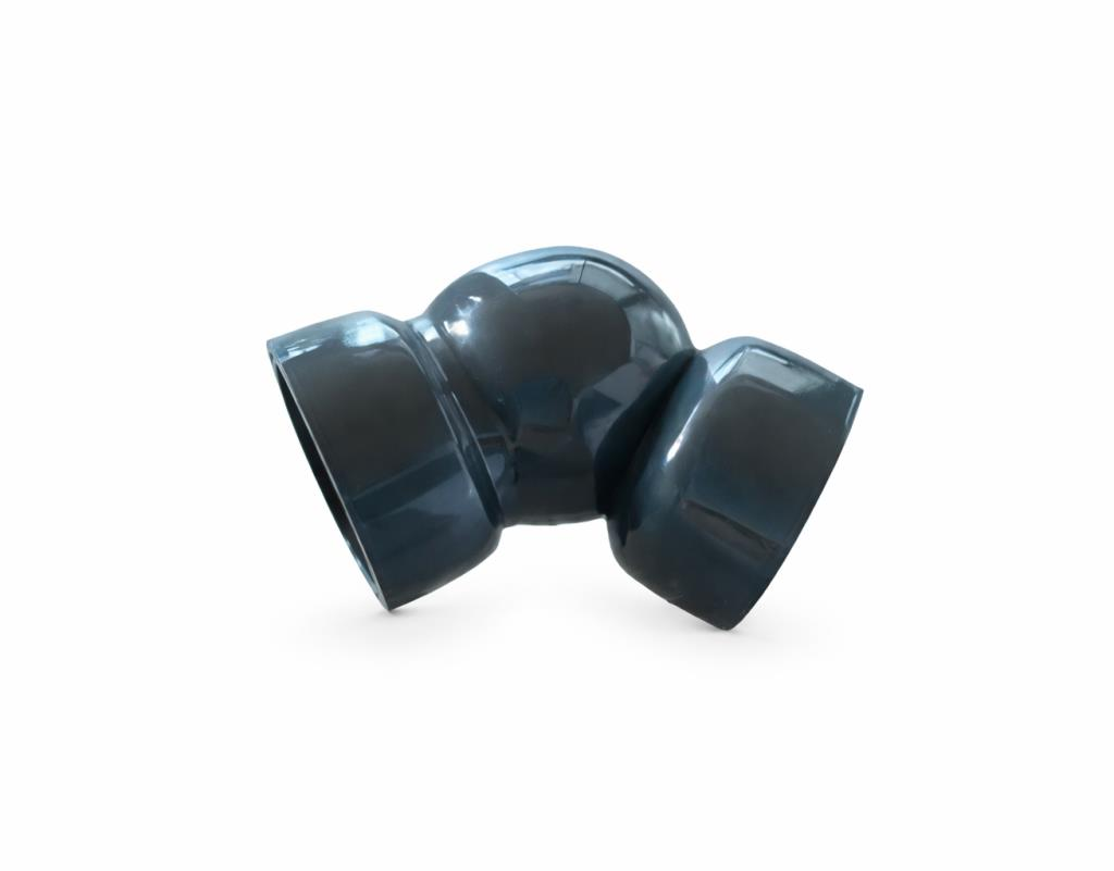 50mm Boş Küre Dirsek Antrasit 4'lü Paket