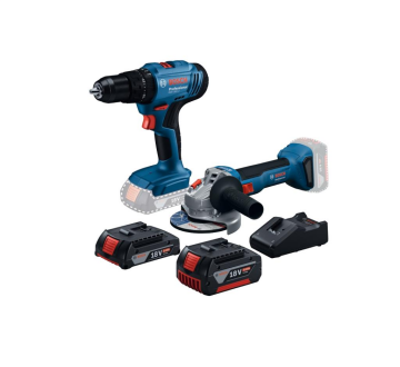 Bosch Gws 18v-8+Gsb 183-Li 1x2.0Ah+1x5.0Ah
