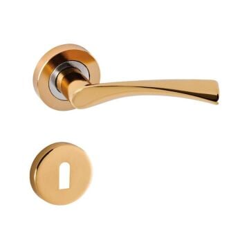 İnan AS-205R Nida Rozetli Oda Kapı Kolu Albrifin Saten