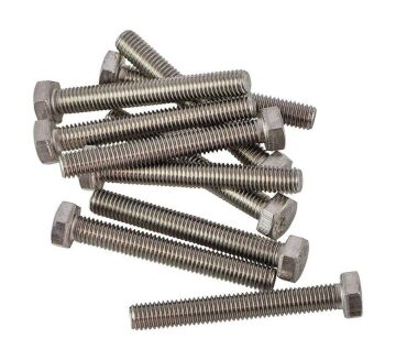 M6X20 DIN933 Cıvata ALTIGEN 8.8 Beyaz 5 Li Paket