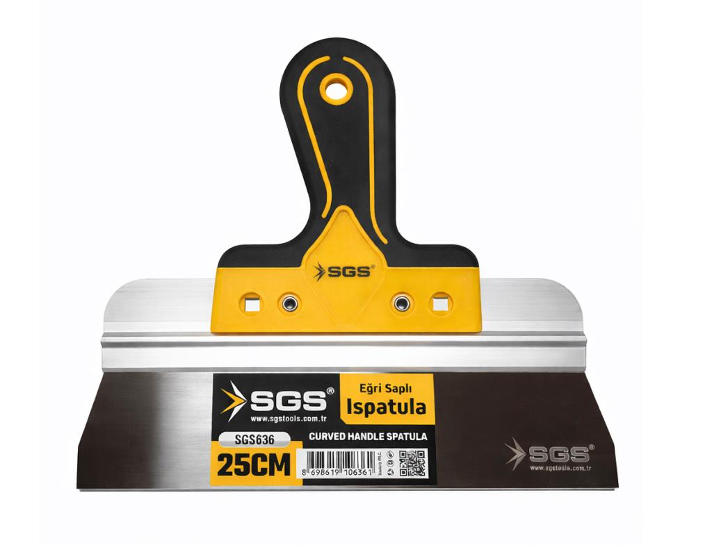 Sgs 636 Eğri Saplı Ispatula 25cm