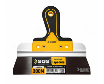 Sgs Eğri Saplı Ispatula 20cm