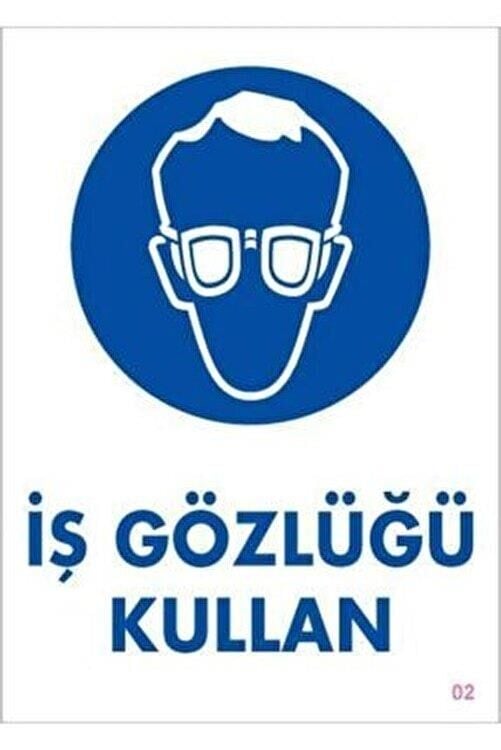 Uyarı Levhası İş Gözlüğü Kullan ''2''