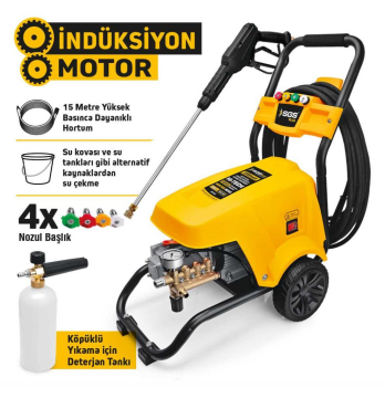Sgs Yüksek Basınçlı Yıkama Makinesi 2200w 130 Bar