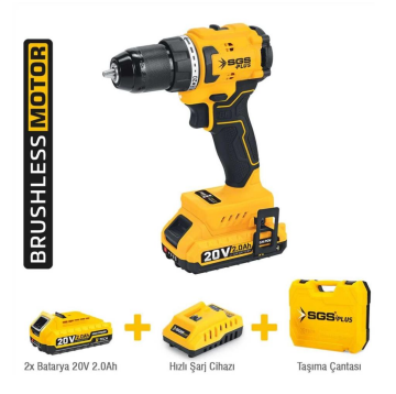 Sgs SGS5529 Akülü Vidalama Seti 20w 2x2.0Ah 60nm