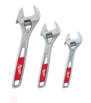 Milwaukee 3 Prç. Kurbağacık Anahtarı 150/200/250mm