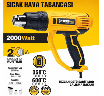 Sgs Sıcak Hava Tabancası 2000w