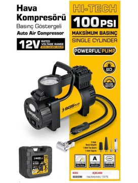 Sgs Araç Hava Kompresörü 12v 100 Psı