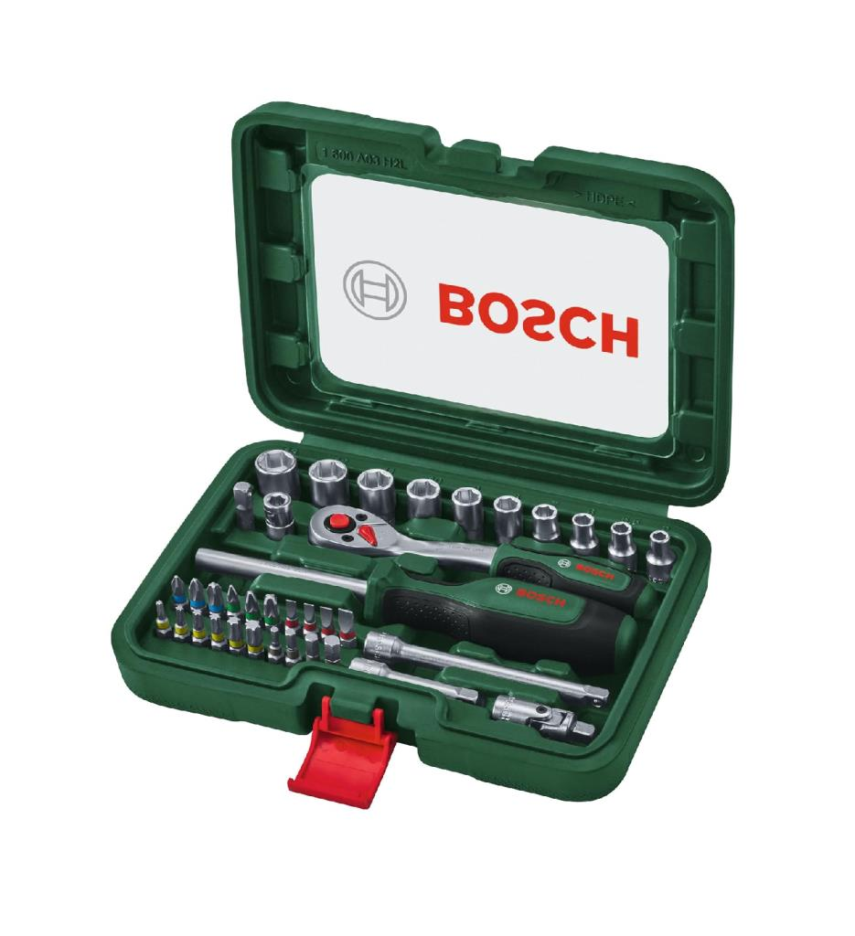 Bosch 1/4 Altı Köşe Lokma Takımı 37 Parça