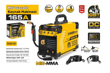 Sgs SGS5167 Mıg Gazaltı Kaynak Makinesi 165A
