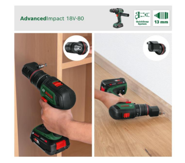 Bosch AdvancedImpact 18V-80 QuickSnap (Solo)