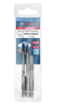 Bosch Hex-9 Sert Seramik Ve Cam Delme Ucu 3lü Set