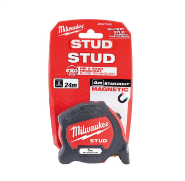 Milwaukee Stud Manyetik Şerit Metre Gen2 5m