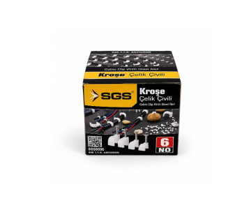 SGS6096 Çivili Kroşe 6 No 100 Lü Paket