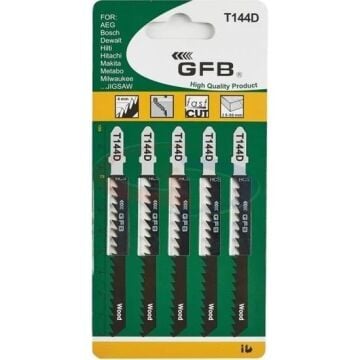 Gfb T144D Dekupaj Ağzı Ahşap Hcs 5 Li Paket