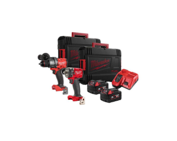 Milwaukee M18 FPP2B3-502XEU 2 Li Set M18FPD3-FIW2F