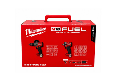 Milwaukee M18 FPP2B3-502XEU 2 Li Set M18FPD3-FIW2F