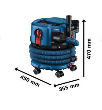Bosch GAS 18V-12 MC Akülü El Süpürgesi Solo