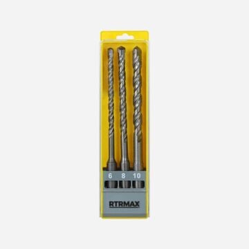 Rtrmax RBS003 Sds Plus Set 6/8/10x160 MM
