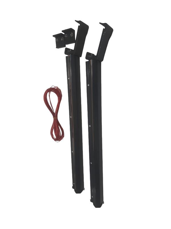 Antrasit Balkon Kurutma Askısı Kare Korkuluk 80x30