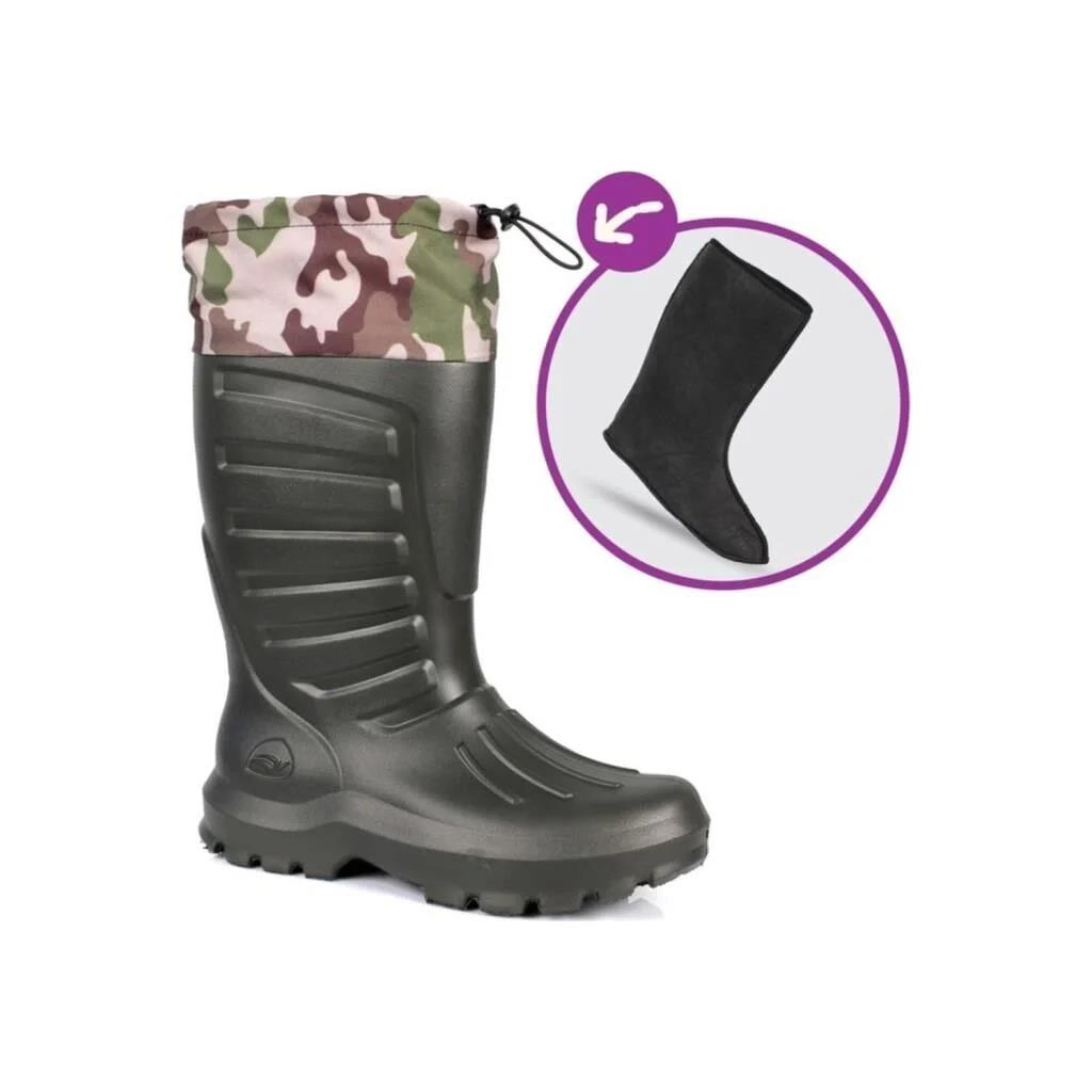 Sonimix Kamuflaj Konçlu Avcı Çizmesi 45 No