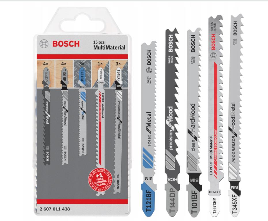 Bosch MultiMaterial Testere Bıçağı Seti 15 Parça