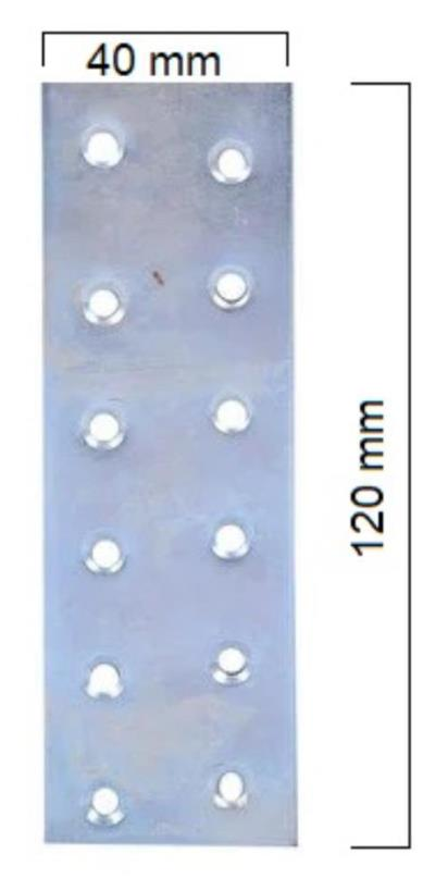 Metal Düz Gönye Lama 40x120 2mm