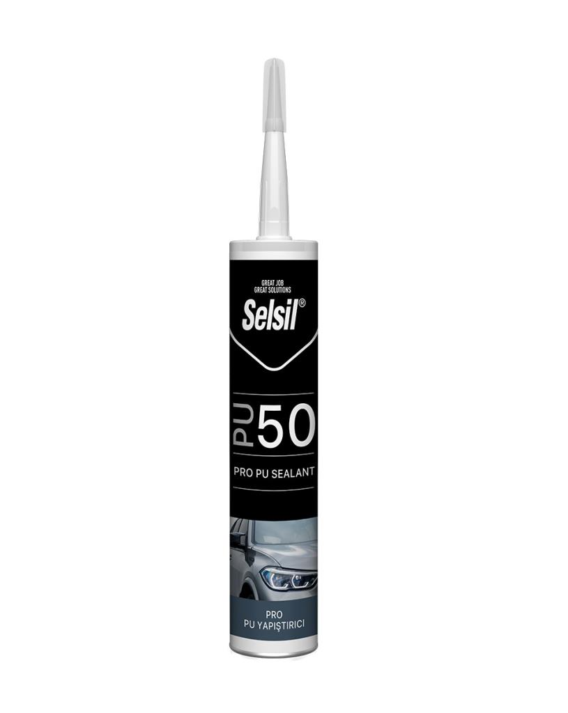Selsil PU50 Pumastik Siyah 280 ml