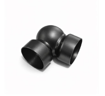 60x25 Boş Küre Dirsek Antrasit 2 li Paket