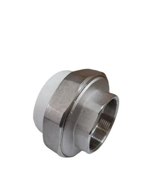 Kalde Pp Eco Oynar Başlı Dişi Rakor 25X3/4  Beyaz