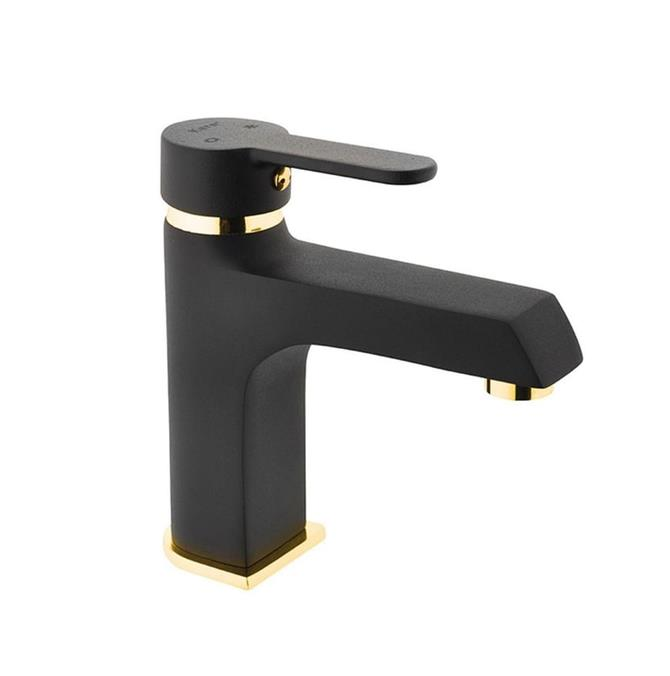 Kare Kst-30009 Stil Mix Lavabo Bataryası Mat Siyah