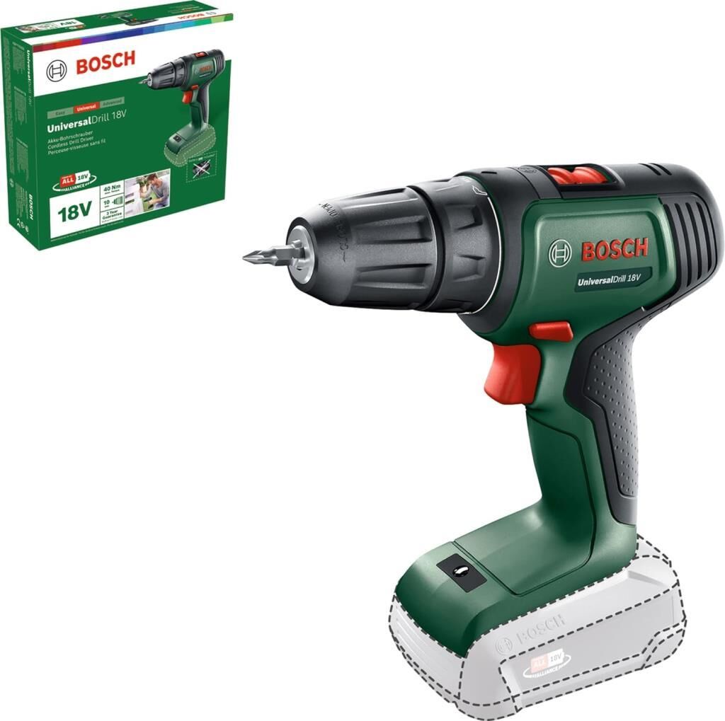 Bosch Universaldrill 18 Solo Akülü Vidalama